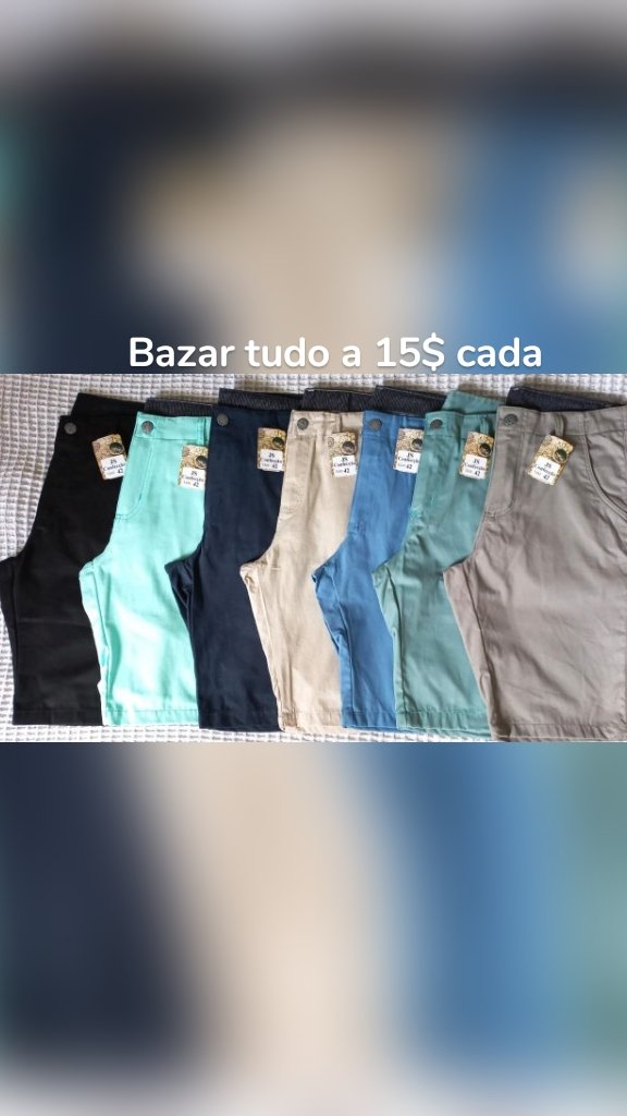 Bazar tudo a 15$ cada